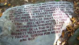 les roches du p&egrave;re la musique
