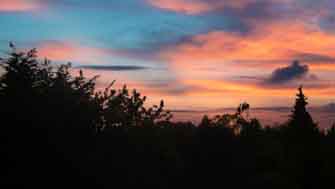 sunset IA