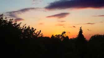 sunset IA